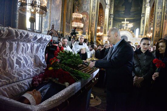 Farewell ceremony for former State Duma deputy Denis Voronenkov in Kiev