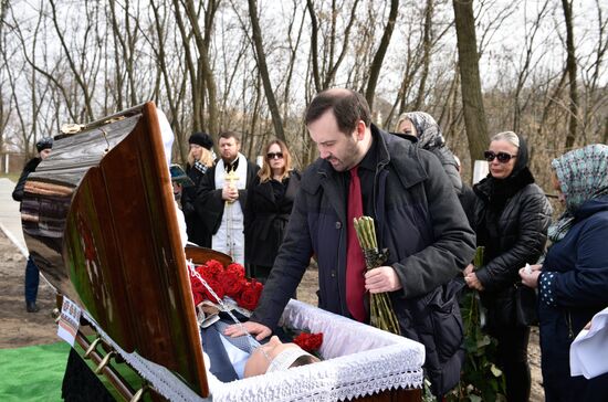 Farewell ceremony for former State Duma member Denis Voronenkov in Kiev