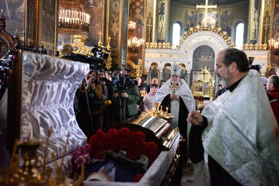 Farewell ceremony for former State Duma member Denis Voronenkov in Kiev