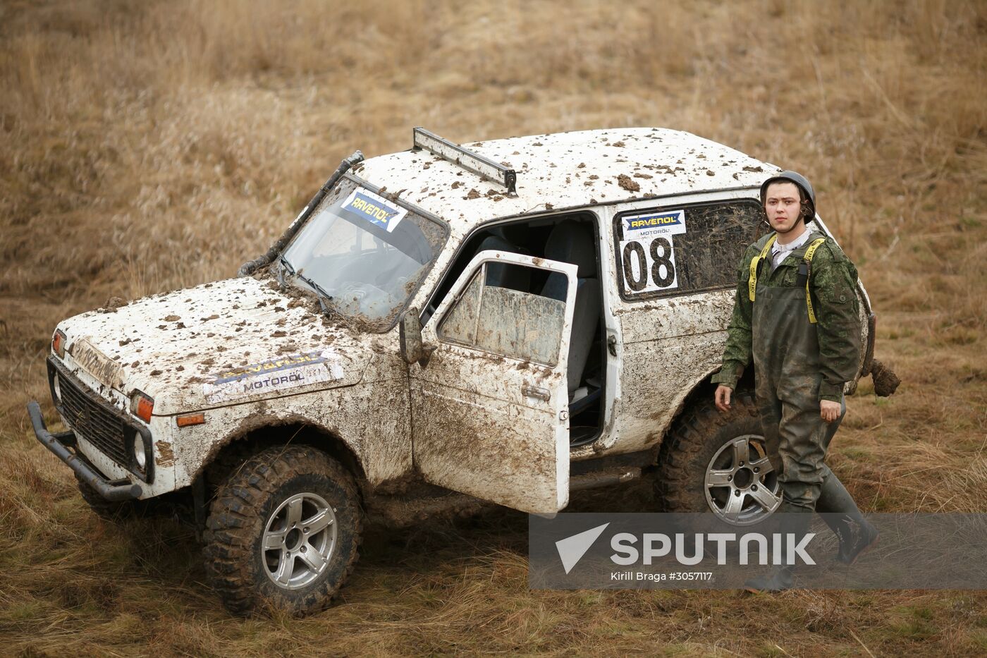 Offroader race in Volgograd Region