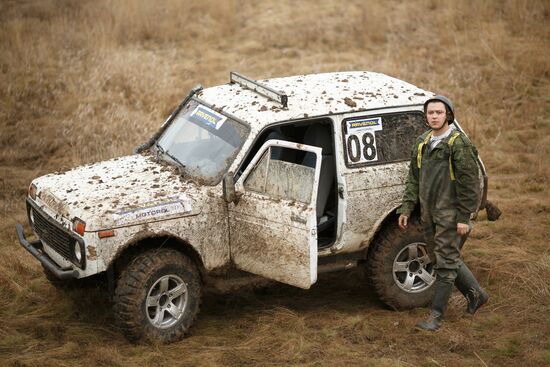 Offroader race in Volgograd Region