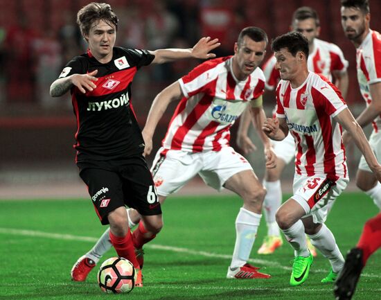Football. Friendly match. Red Star Belgrade vs. Spartak