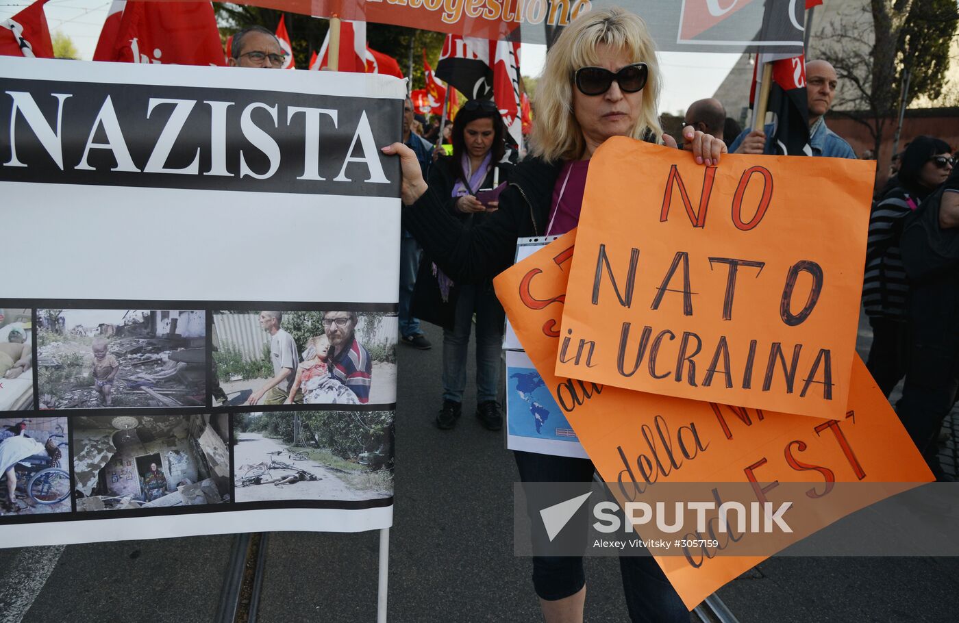 Anti-EU rally in Rome