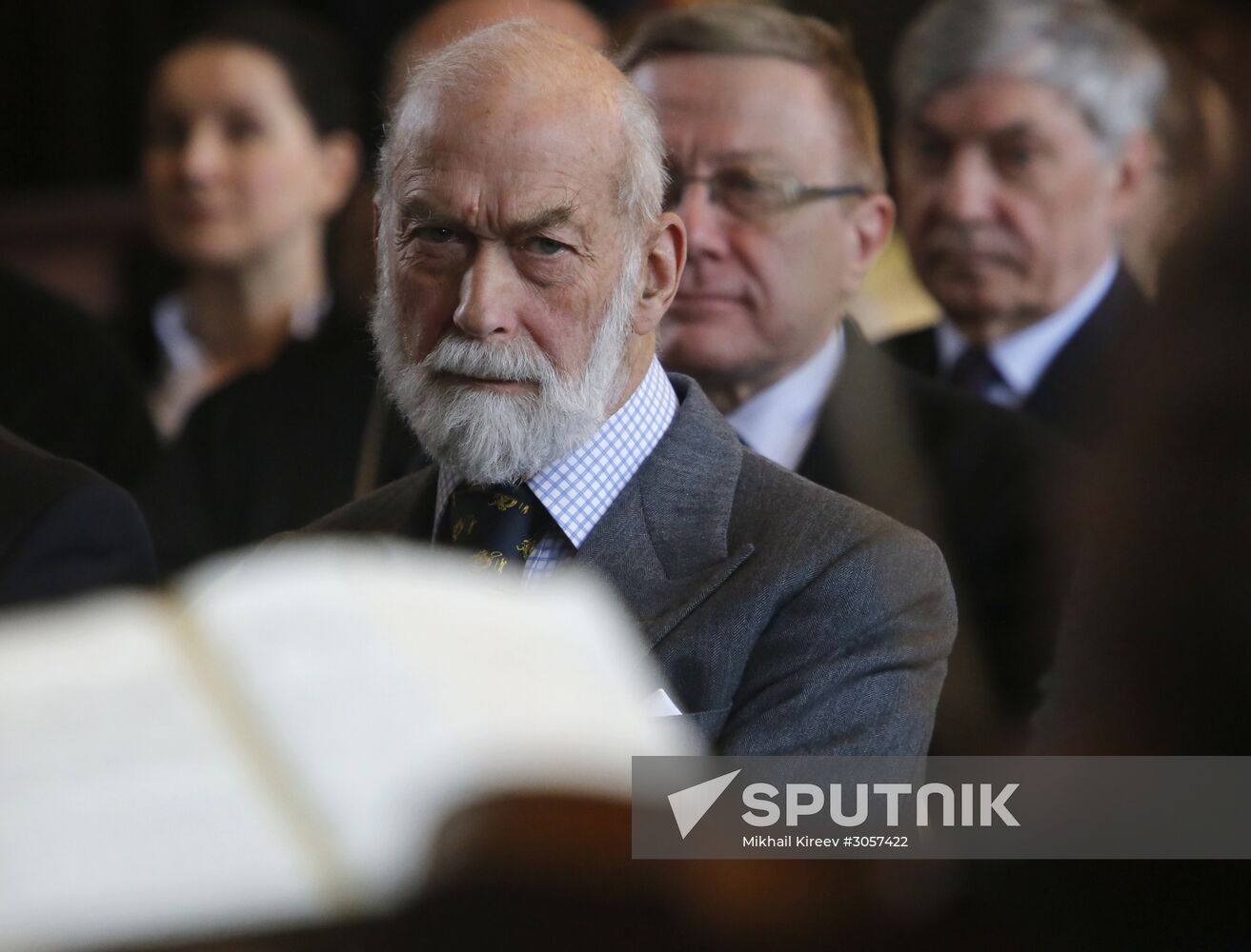 Prince Michael of Kent visits St. Petersburg