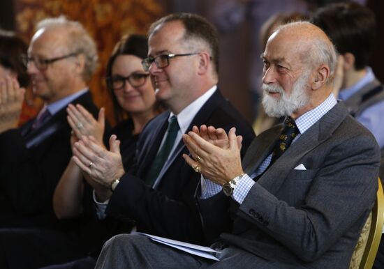 Prince Michael of Kent visits St. Petersburg