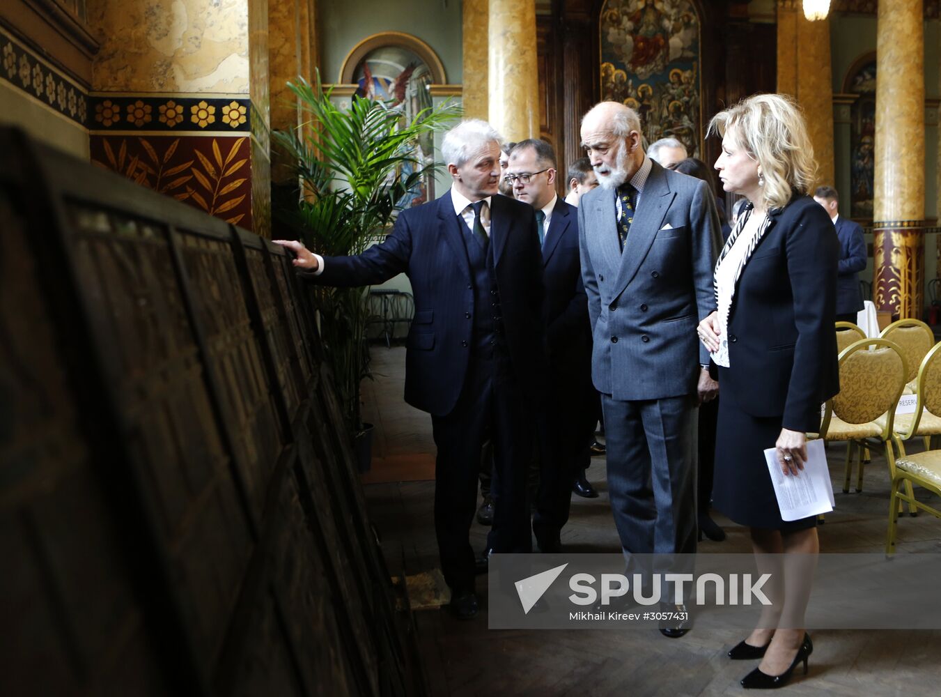 Prince Michael of Kent visits St. Petersburg