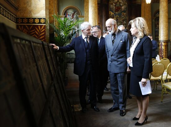 Prince Michael of Kent visits St. Petersburg