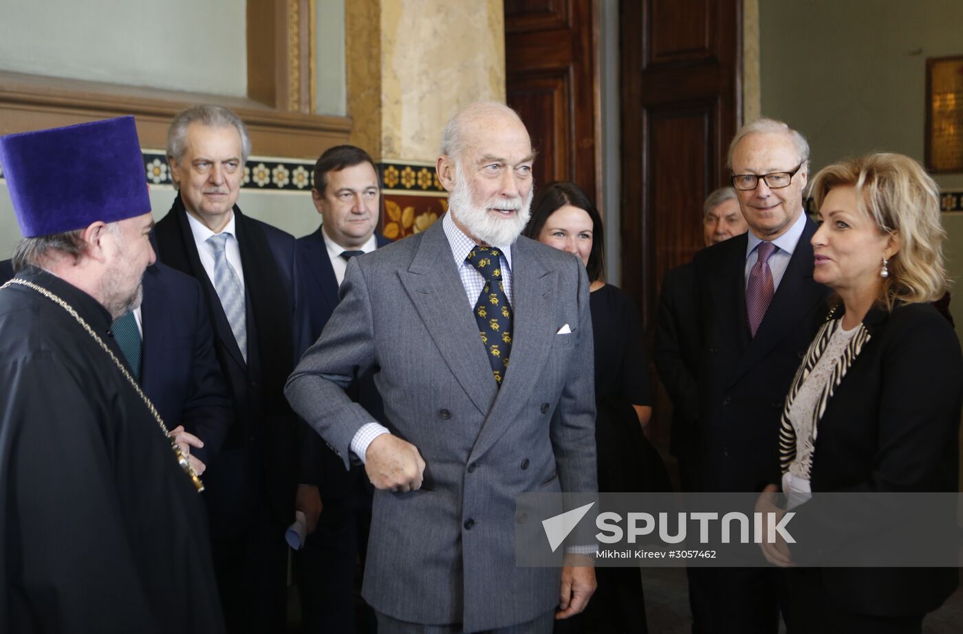 Prince Michael of Kent visits St. Petersburg