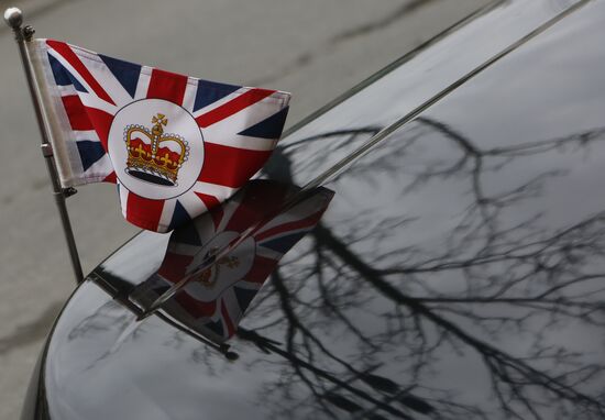 Prince Michael of Kent visits St. Petersburg