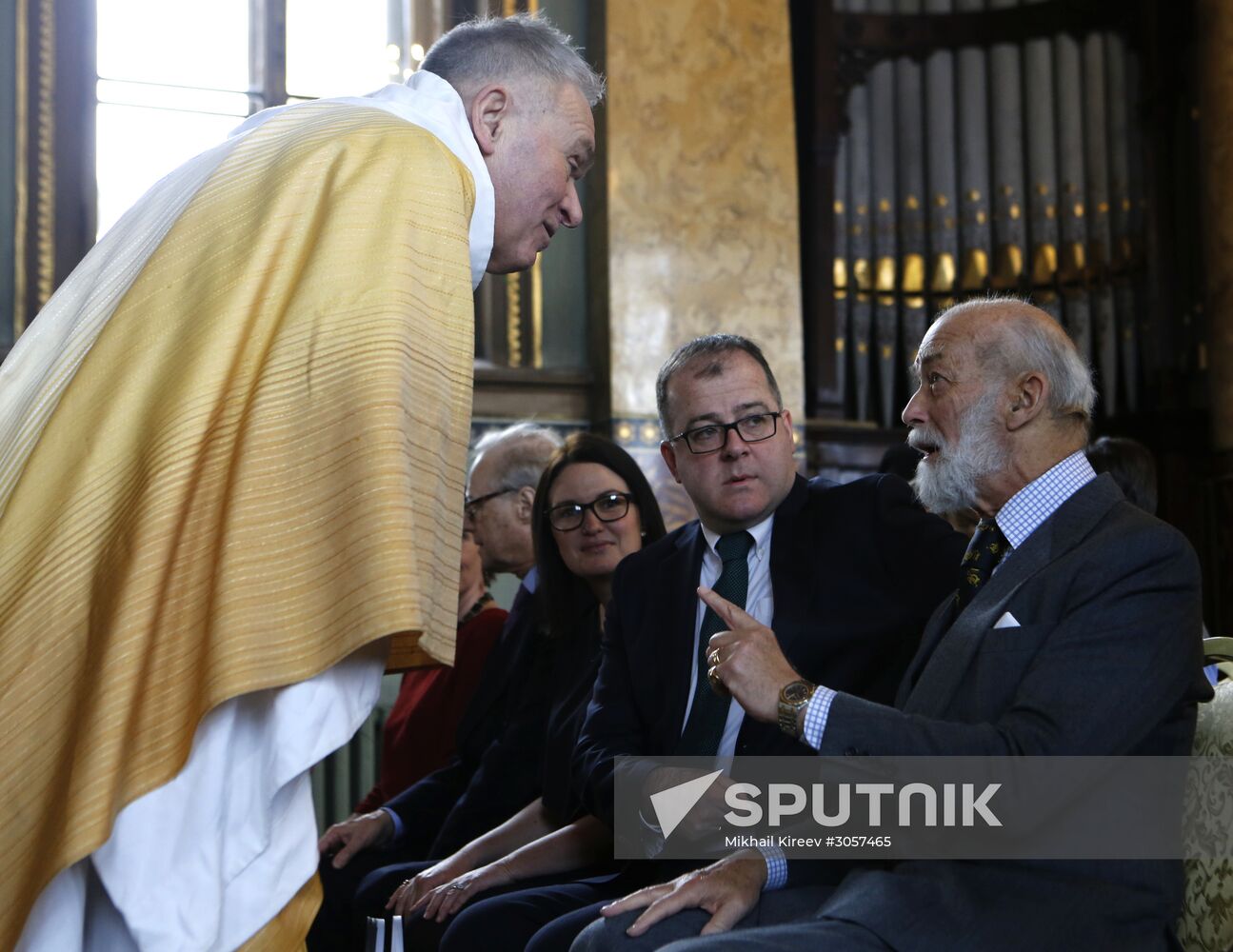 Prince Michael of Kent visits St. Petersburg