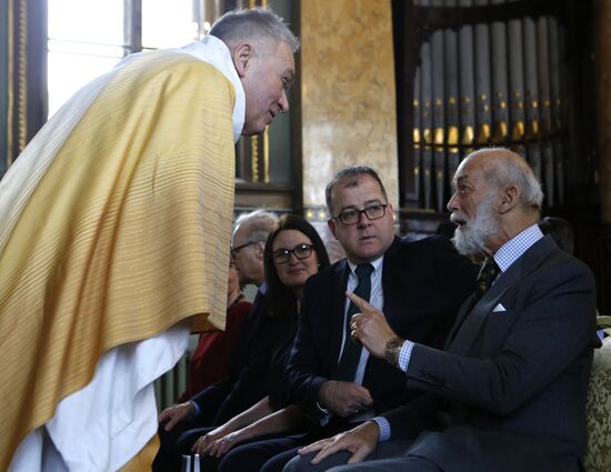 Prince Michael of Kent visits St. Petersburg