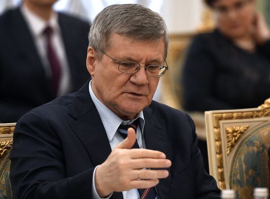 Prosecutor-General Yury Chaika meets with Russian Civic Chamber members