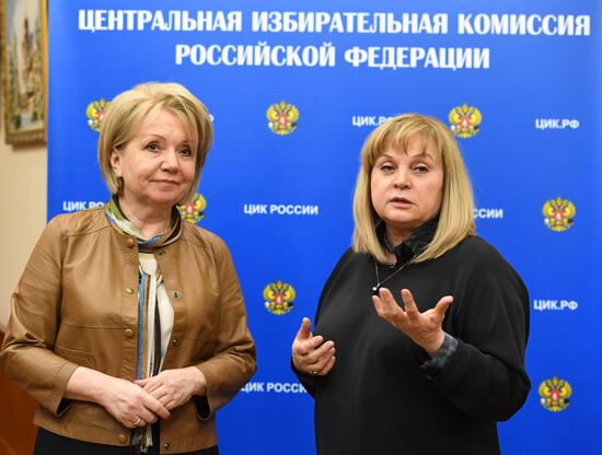 Ella Pamfilova meets with Yabloko and Communists of Russia leaders