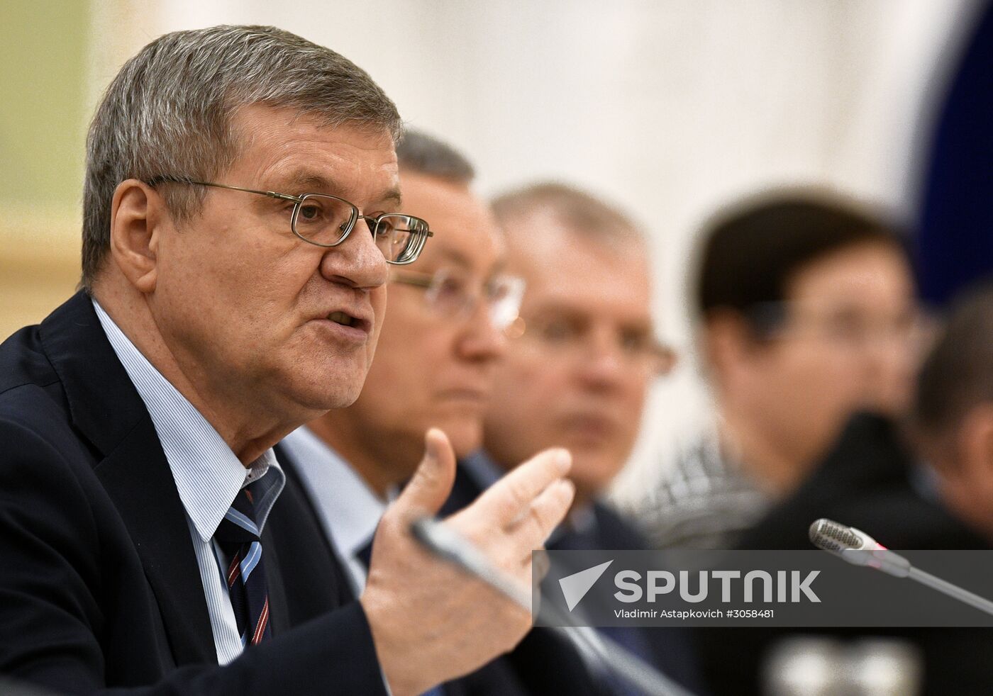 Prosecutor-General Yury Chaika meets with Russian Civic Chamber members