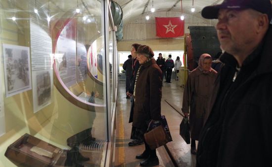 Opening of exhibition to mark 50th anniversary of 14th submarine division in Sevastopol