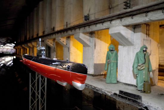 Opening of exhibition to mark 50th anniversary of 14th submarine division in Sevastopol