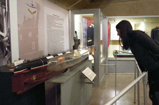 Opening of exhibition to mark 50th anniversary of 14th submarine division in Sevastopol