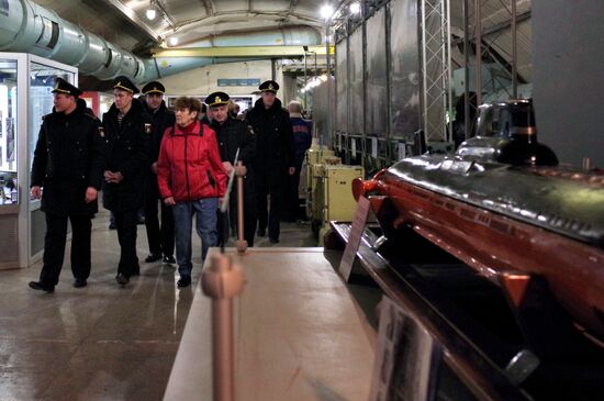 Opening of exhibition to mark 50th anniversary of 14th submarine division in Sevastopol