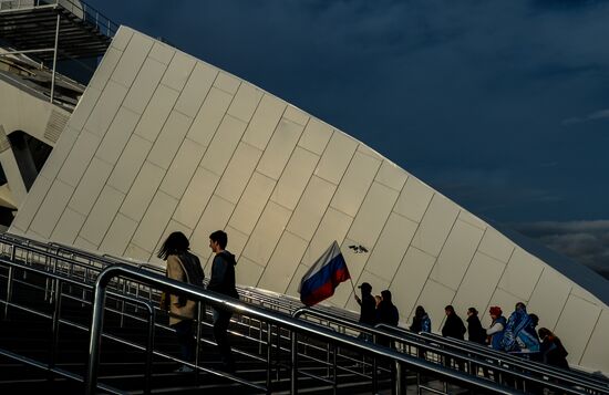 Football. Friendly match. Russia vs. Belgium
