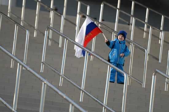Football friendly Russia vs. Belgium