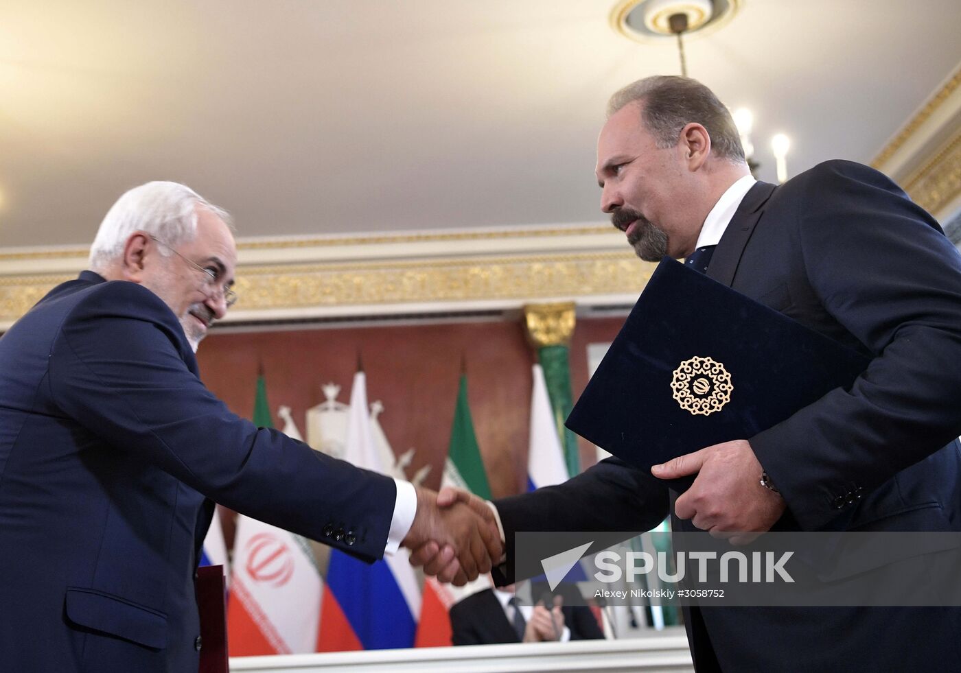 Vladimir Putin meets with Iranian President Hassan Rouhani