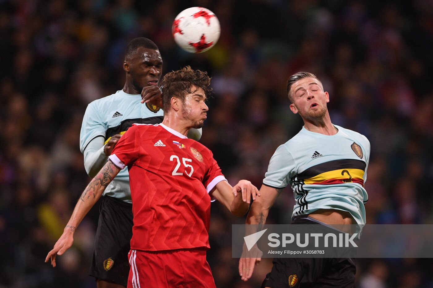 Football friendly Russia vs. Belgium