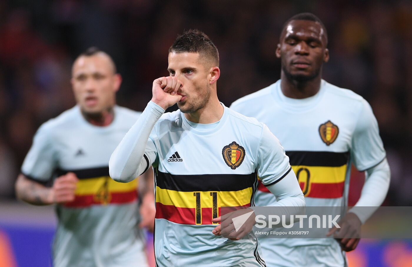 Football friendly Russia vs. Belgium