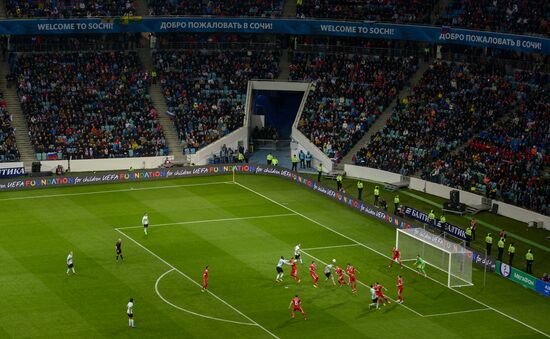 Football friendly Russia vs. Belgium