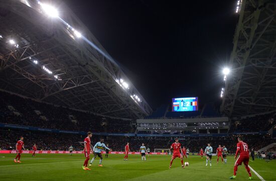 Football friendly Russia vs. Belgium