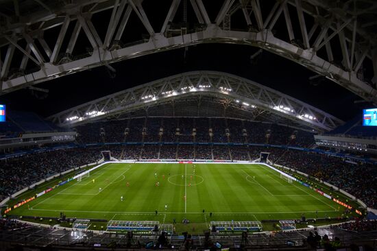 Football friendly Russia vs. Belgium