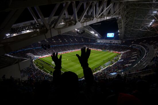 Football friendly Russia vs. Belgium