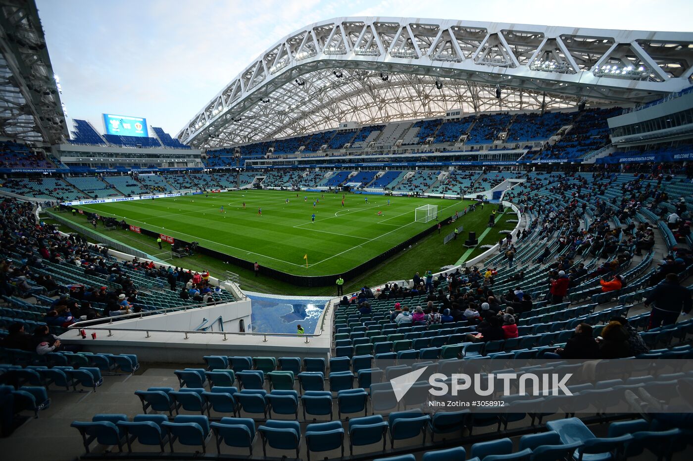 Football friendly Russia vs. Belgium