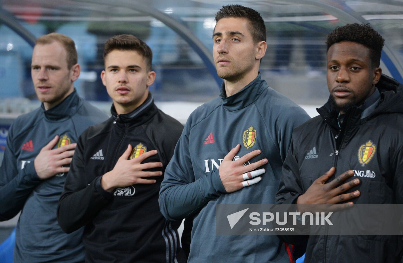 Football. Friendly match. Russia vs. Belgium