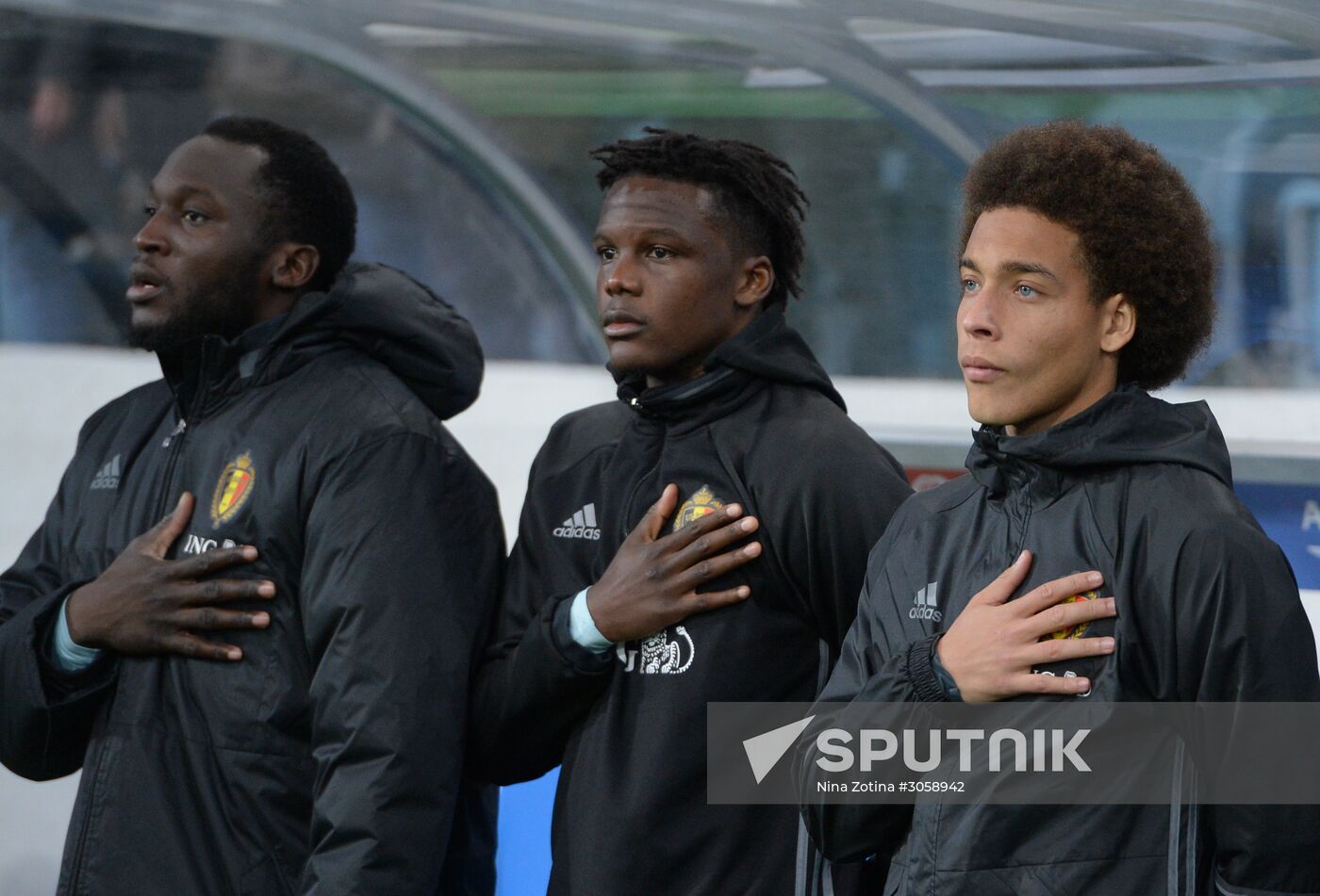 Football. Friendly match. Russia vs. Belgium