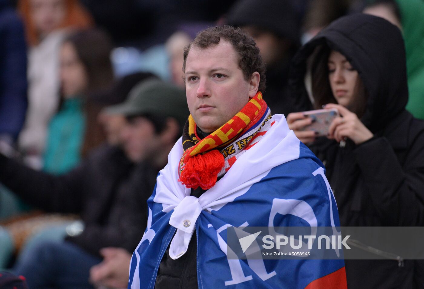 Football friendly Russia vs. Belgium