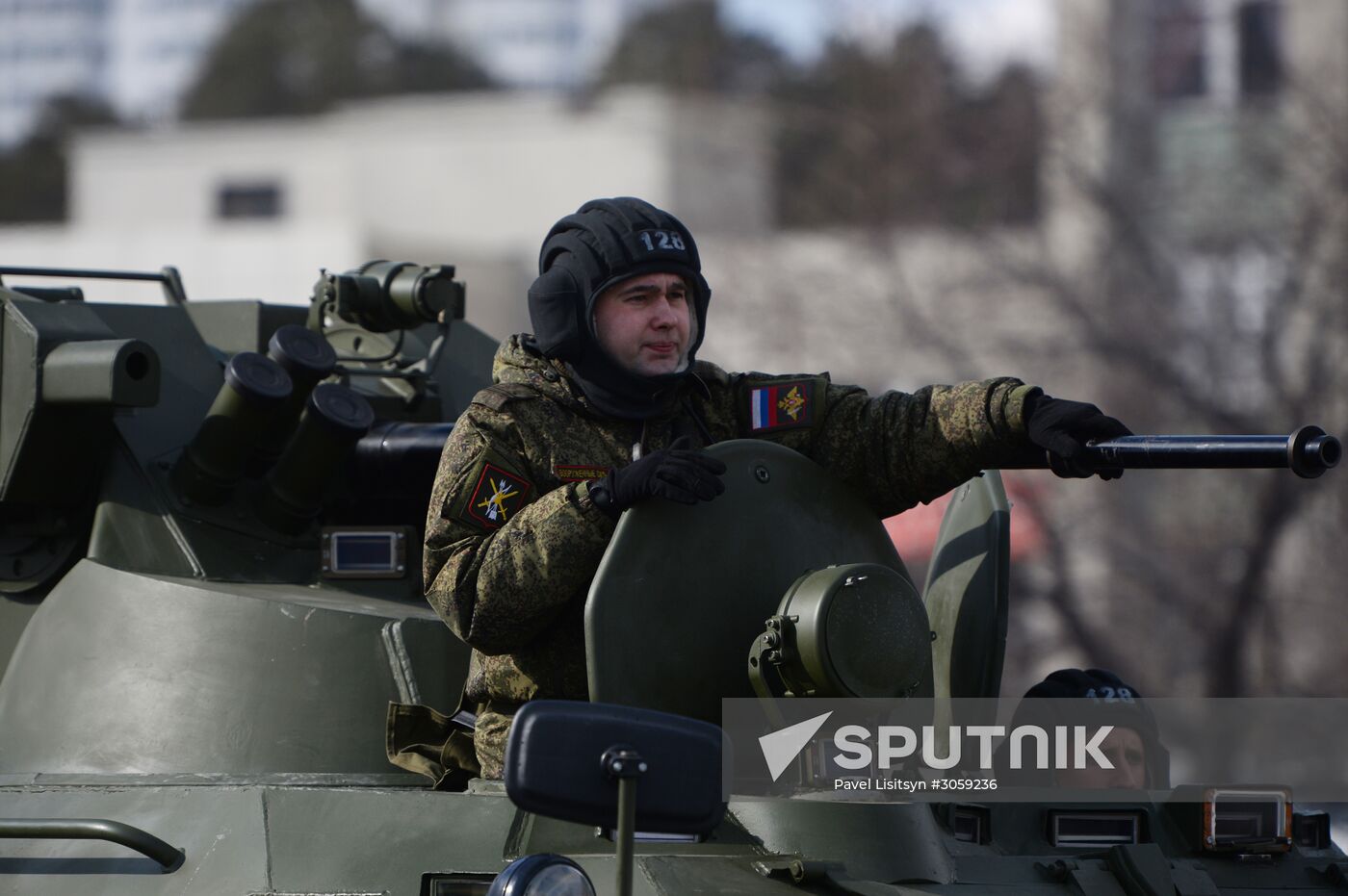 Victory Day Parade rehearsal in Yekaterinburg
