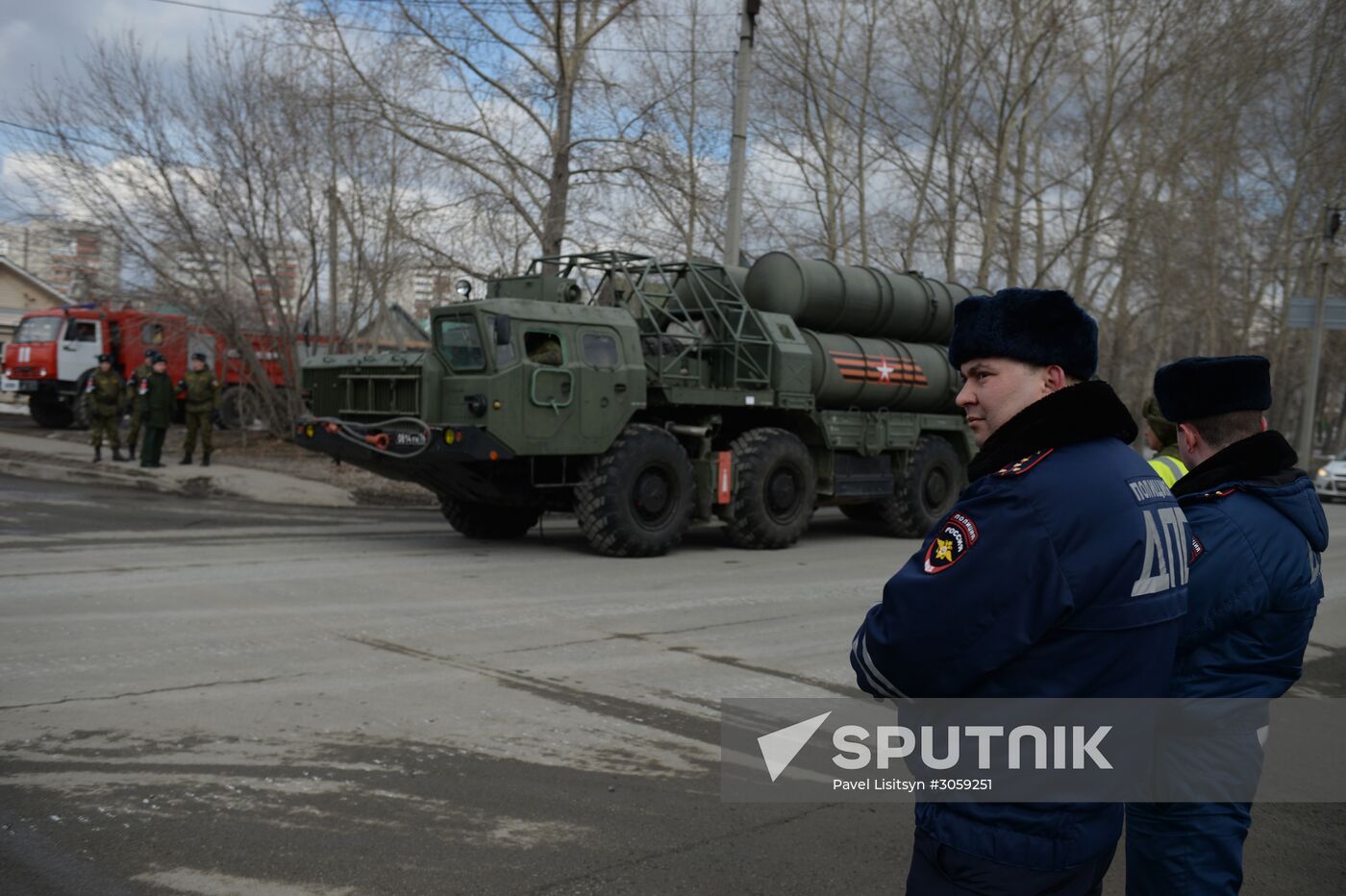 Victory Day Parade rehearsal in Yekaterinburg
