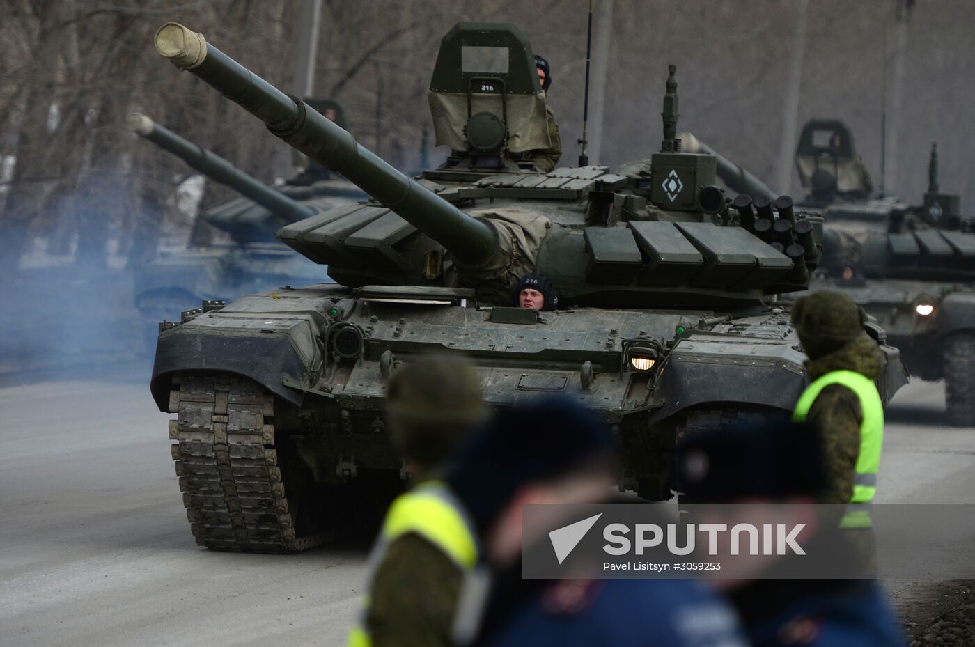 Victory Day Parade rehearsal in Yekaterinburg