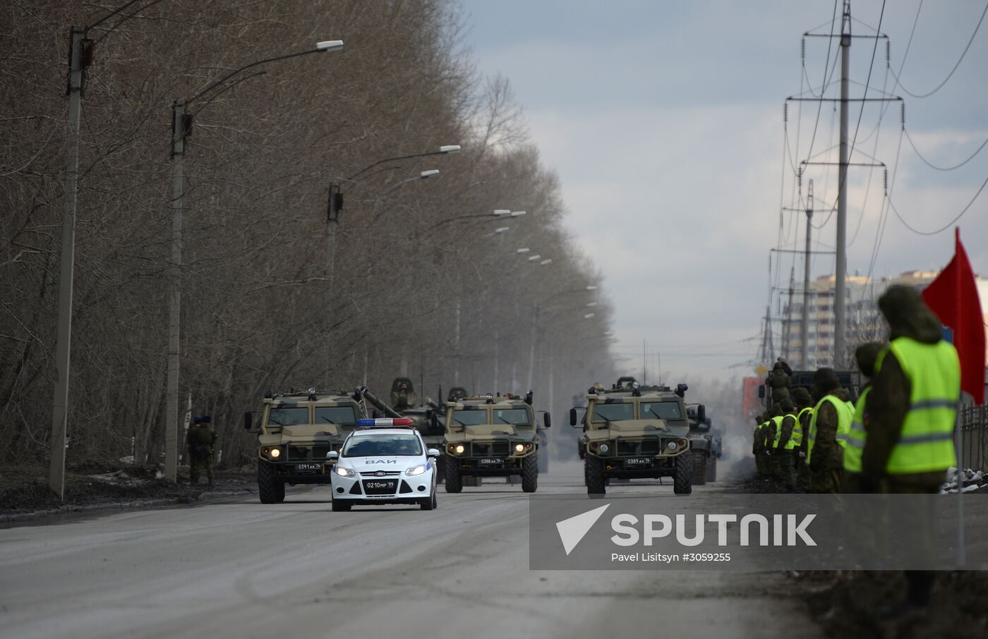 Victory Day Parade rehearsal in Yekaterinburg