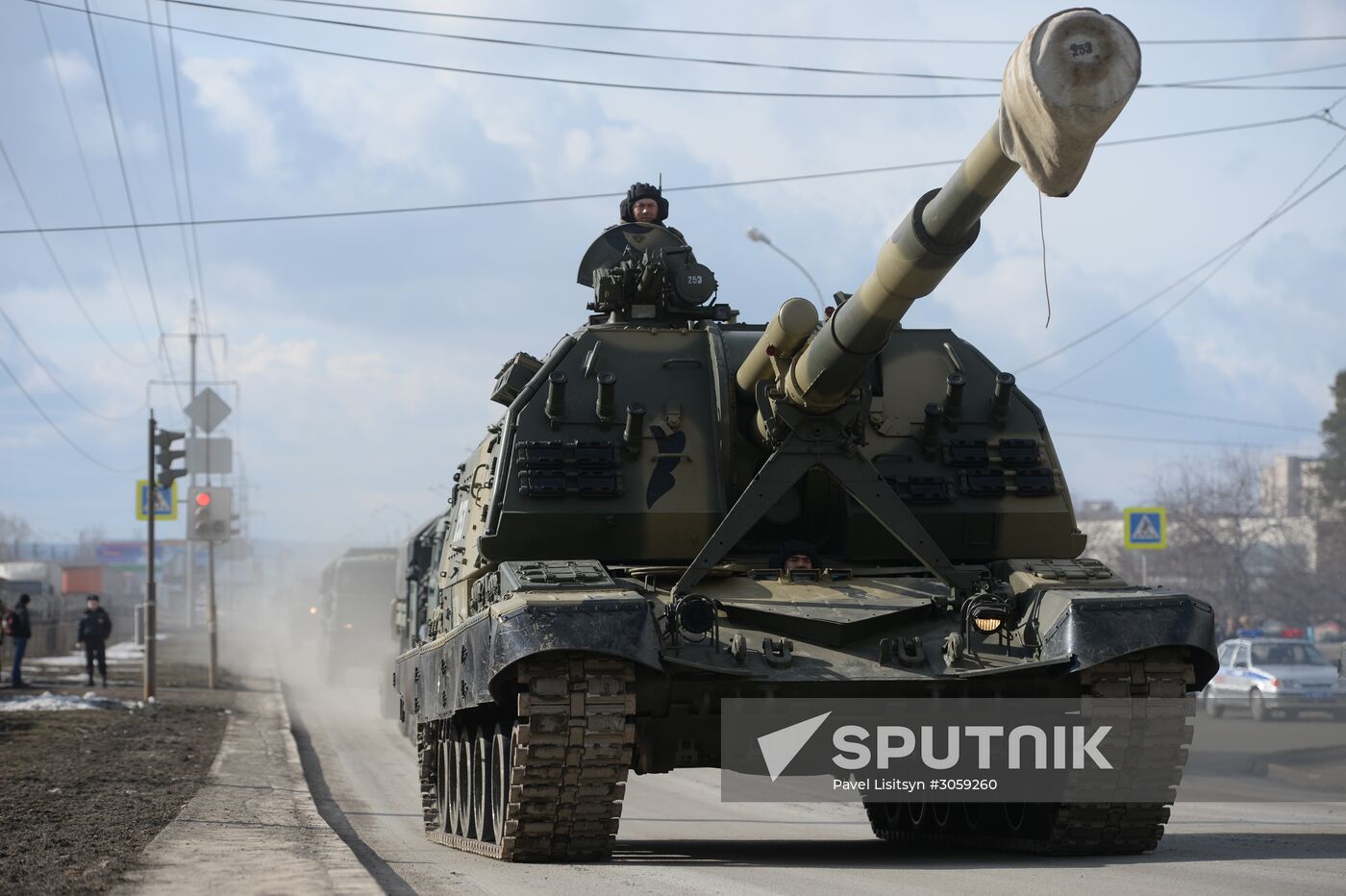 Victory Day Parade rehearsal in Yekaterinburg
