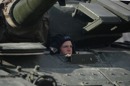 Victory Day Parade rehearsal in Yekaterinburg