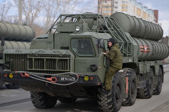 Victory Day Parade rehearsal in Yekaterinburg