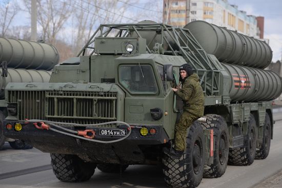 Victory Day Parade rehearsal in Yekaterinburg
