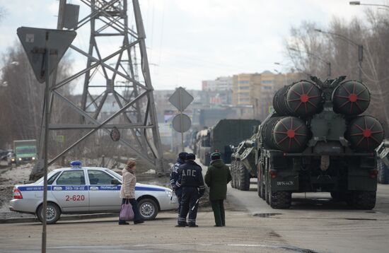 Victory Day Parade rehearsal in Yekaterinburg