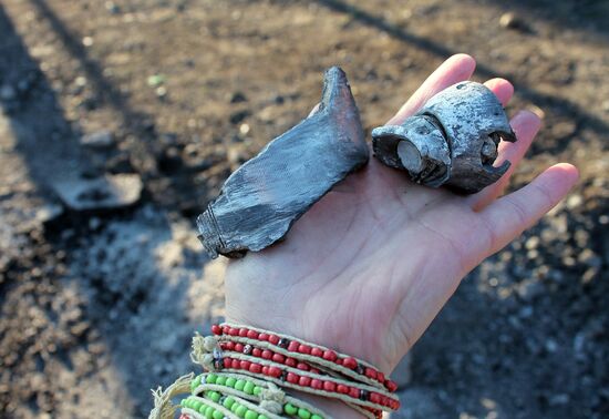 Donetsk shelling aftermath