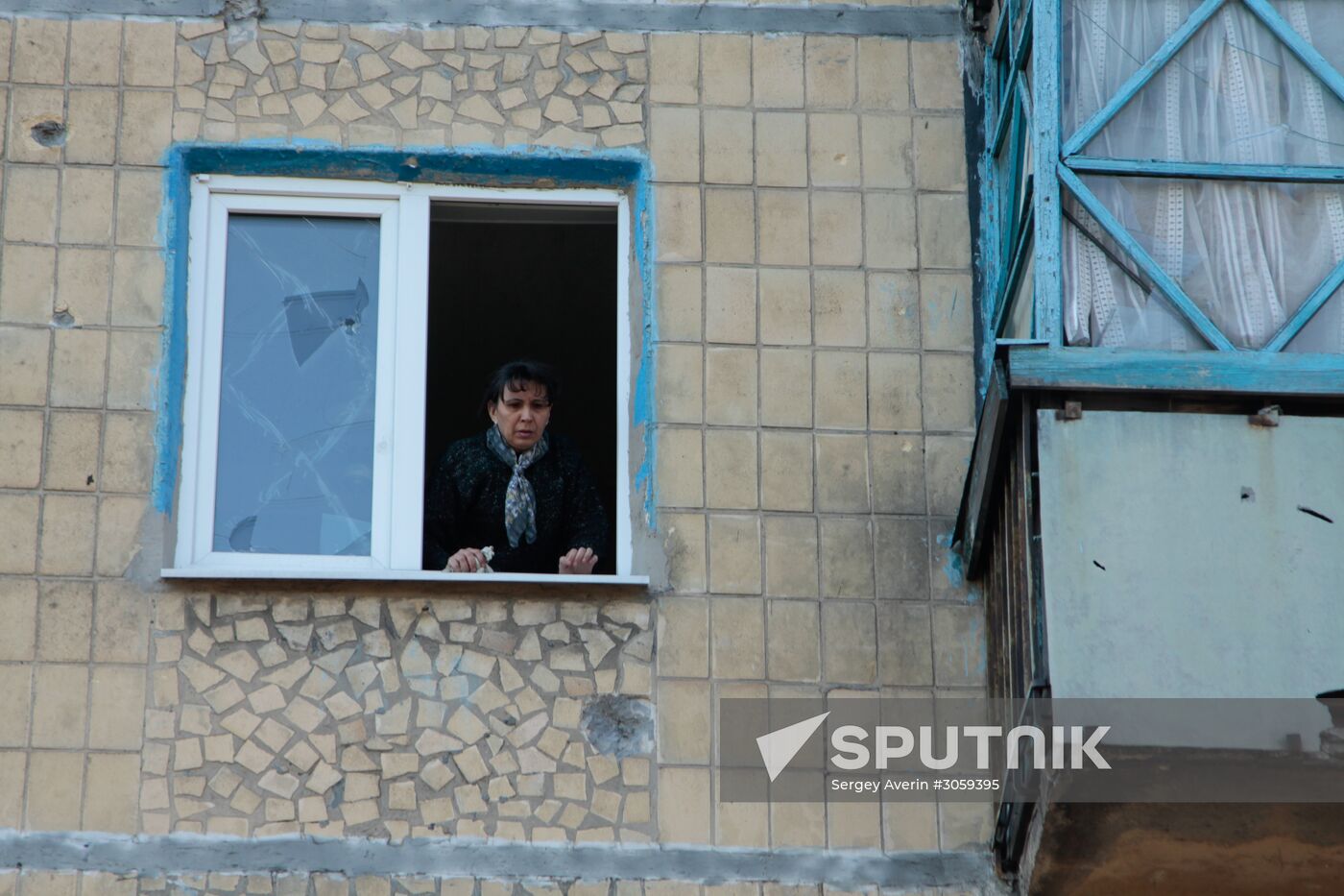 Donetsk shelling aftermath