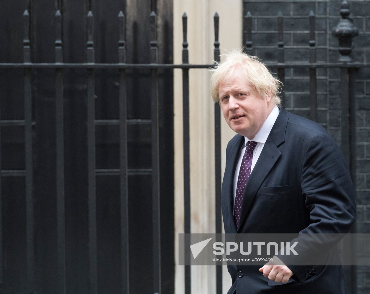 UK Foreign Secretary Boris Johnson