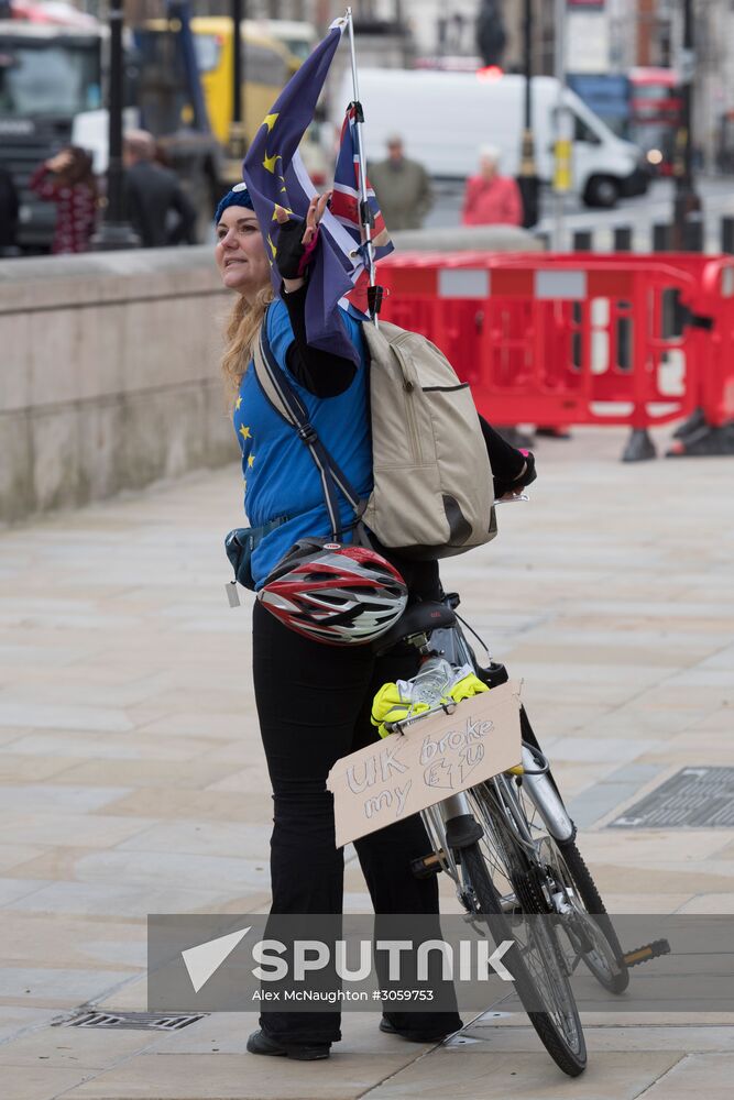 UK launches Brexit process