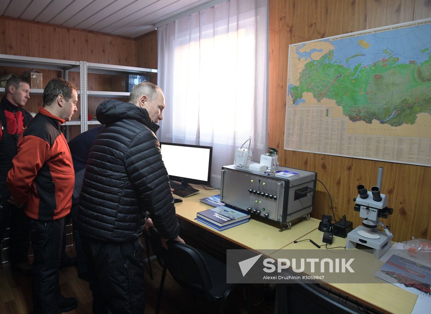 President Vladimir Putin and Prime Minister Dmitry Medvedev visit Northwestern Federal District