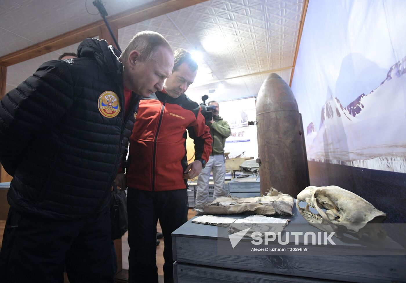 President Vladimir Putin and Prime Minister Dmitry Medvedev visit Northwestern Federal District